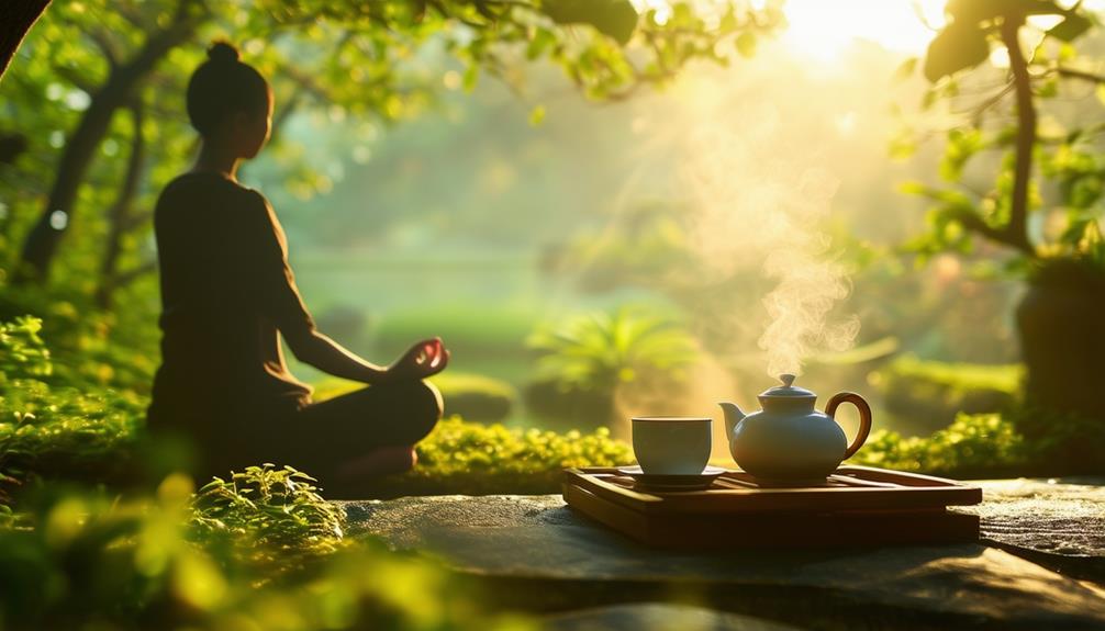 calmness through mindful sipping