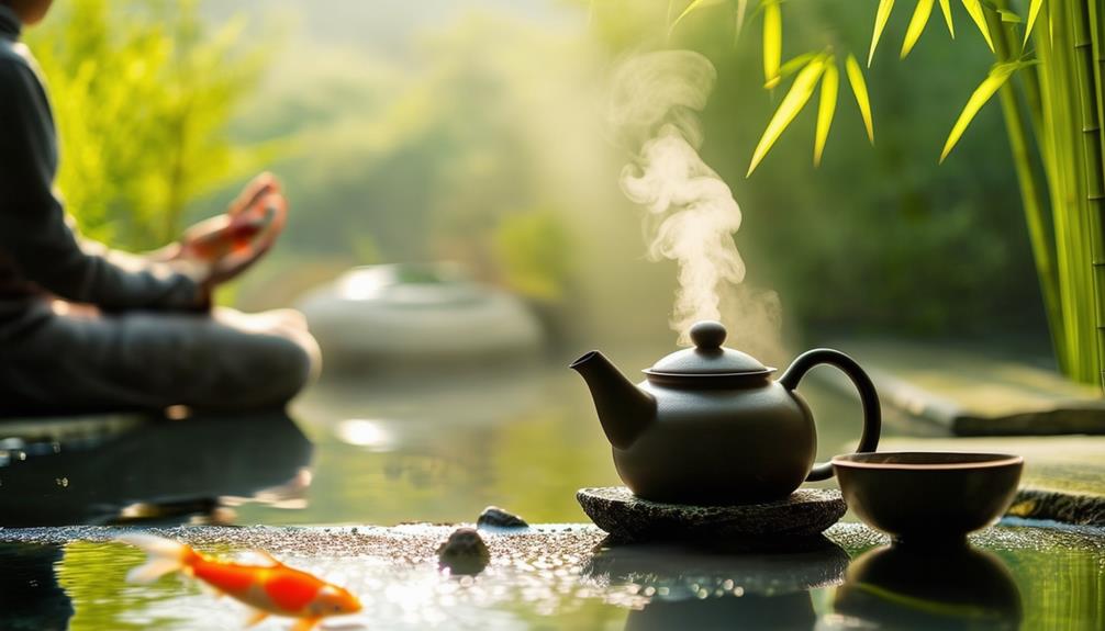 mindful tea drinking promotes awareness