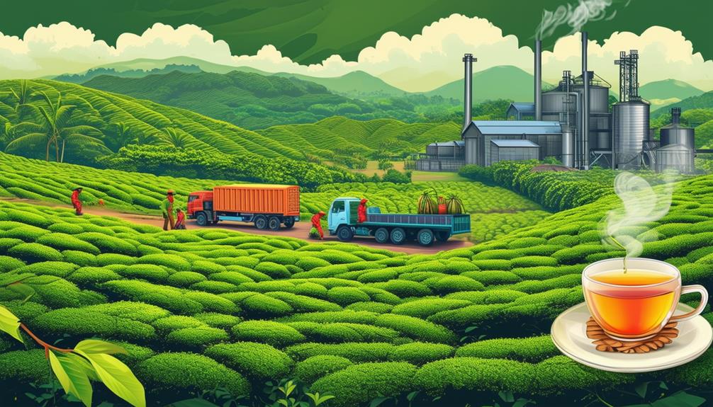 tea production and distribution