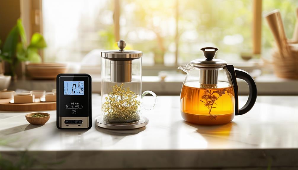 brewing coffee with timers