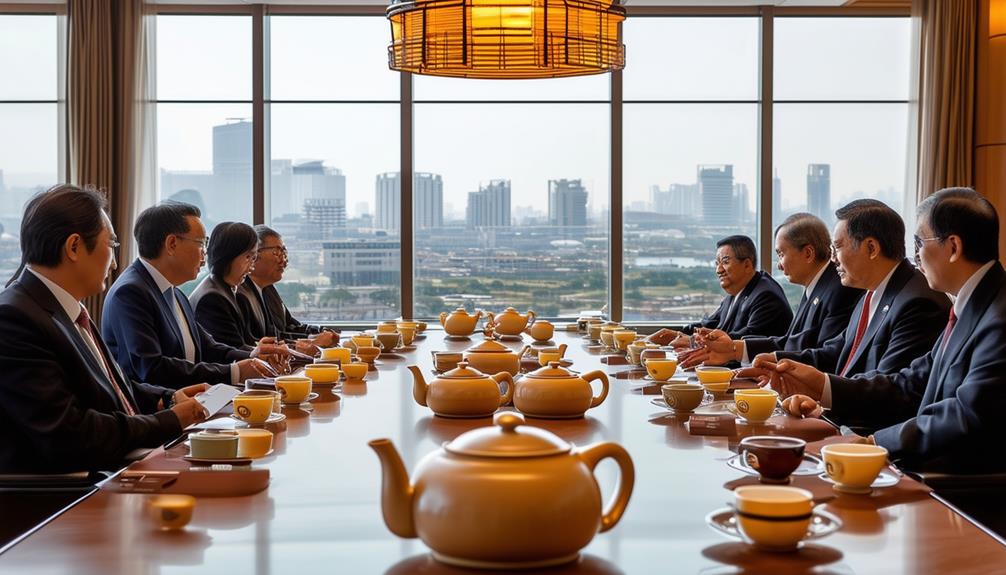 diplomatic relations over tea