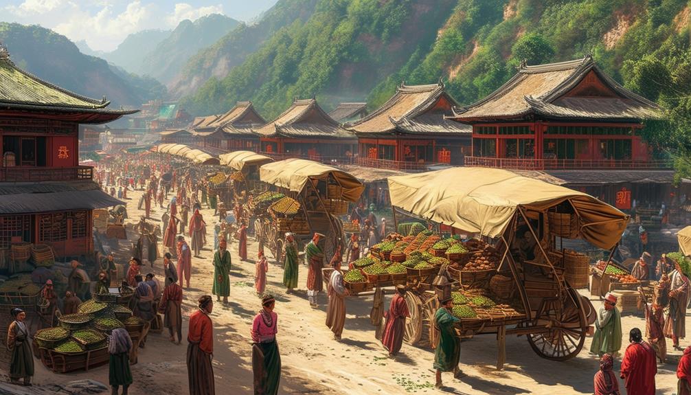 tea and silk exchange