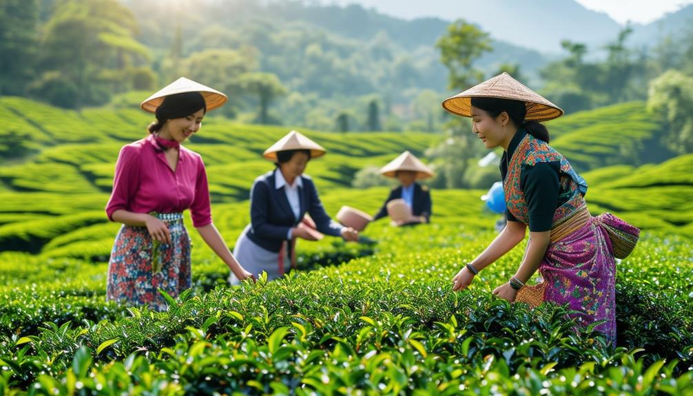 expanding roles in tea