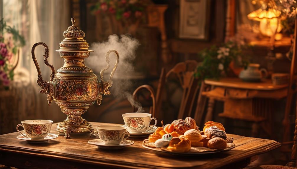 warm tea and conversation