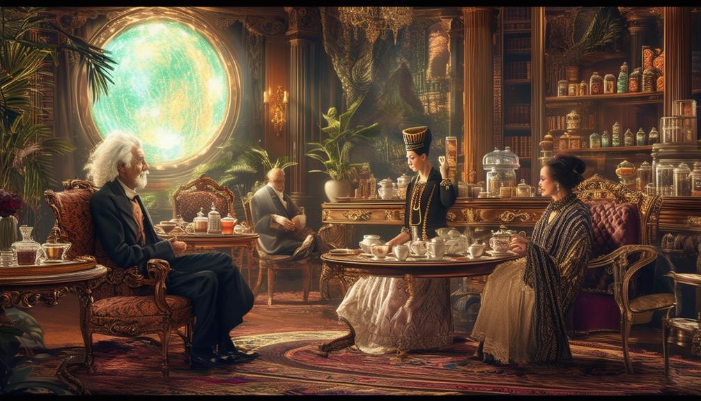 time traveling with tea