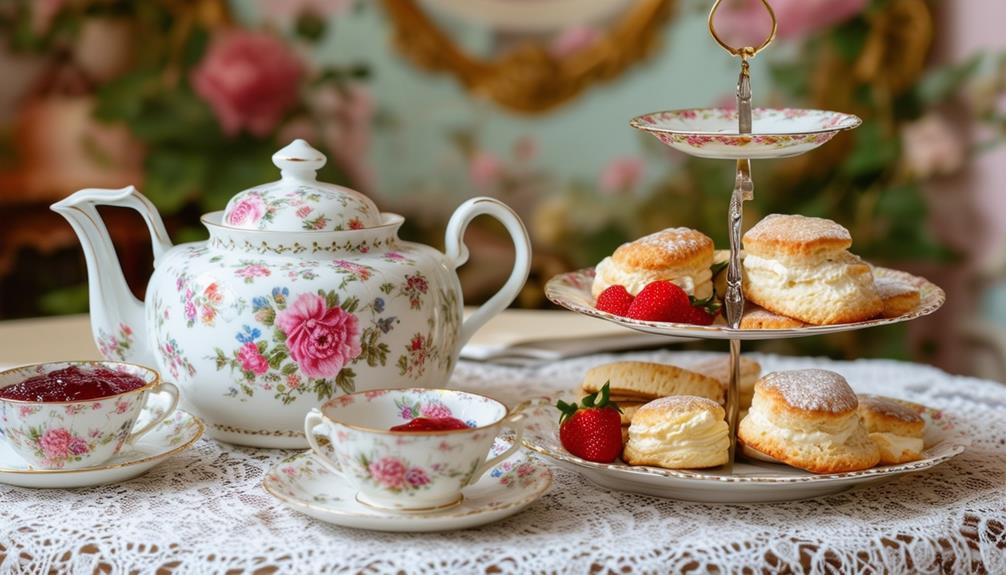 delicate teatime traditions observed