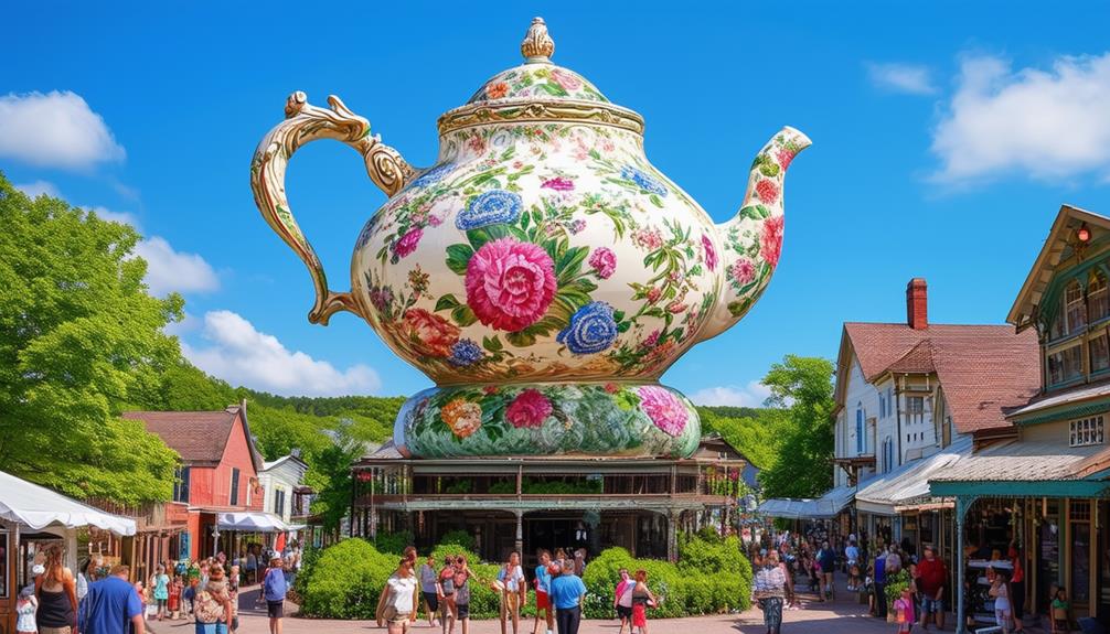 creative teapot art exhibit