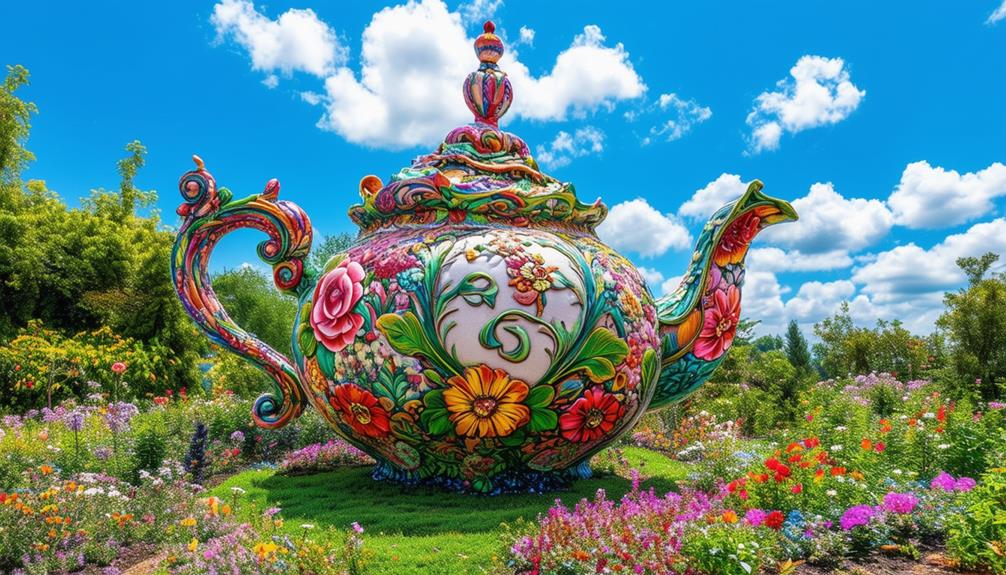unique teapot art pieces