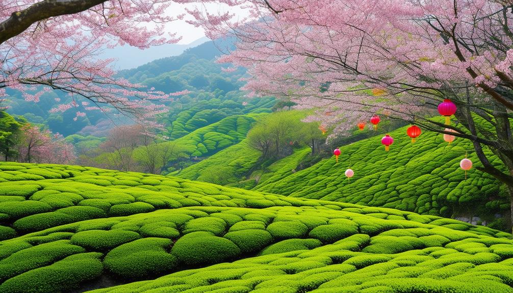 celebrating tea in boseong