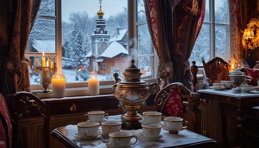 russian tea history roots