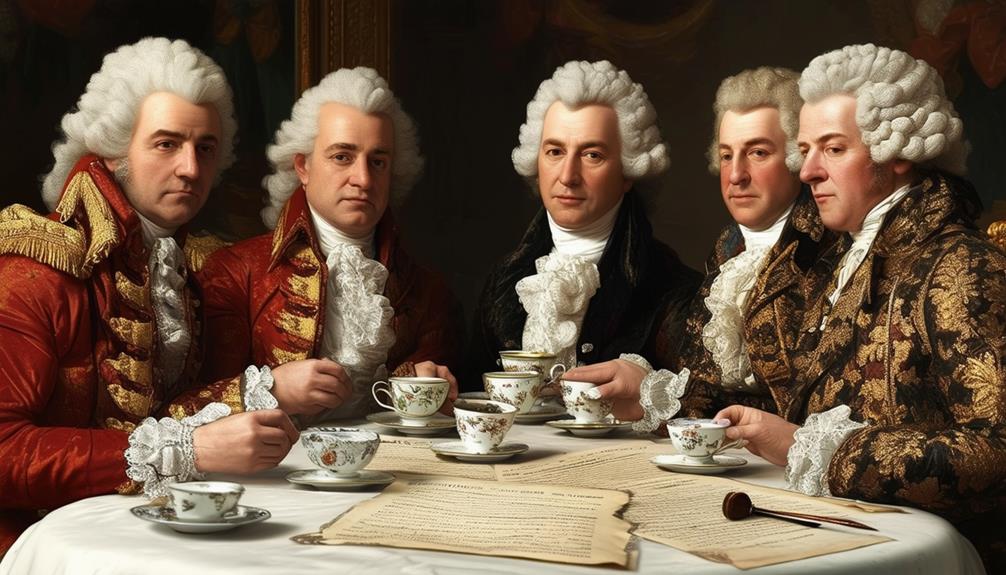 tea tax sparked anger