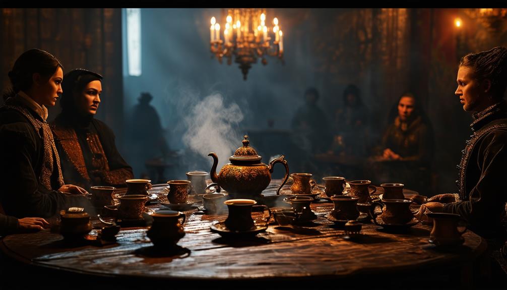 exploring tea and mystery