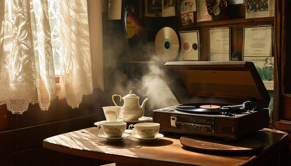 soothing tea and melodies