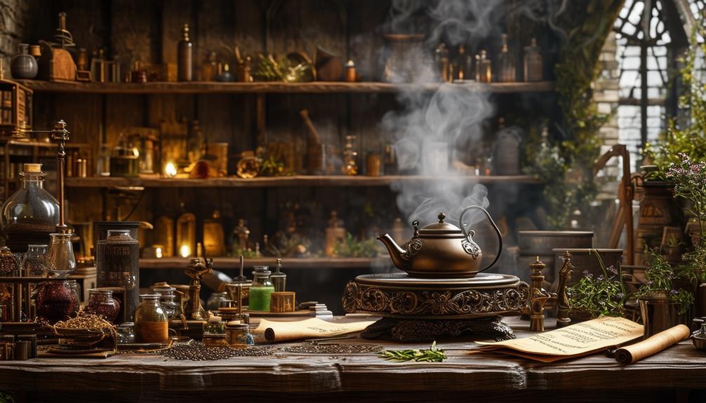 tea s role in alchemy