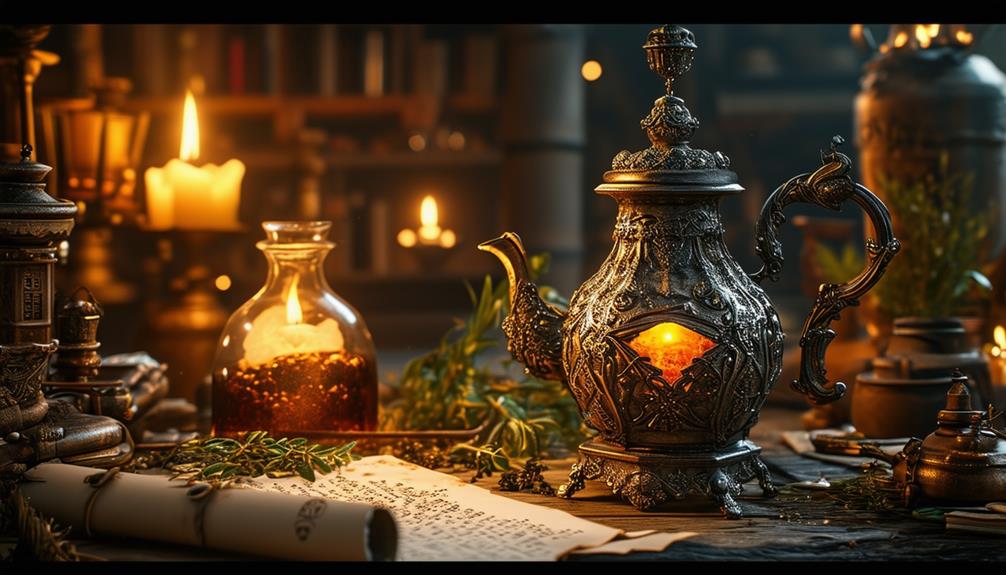 tea symbolism in alchemy