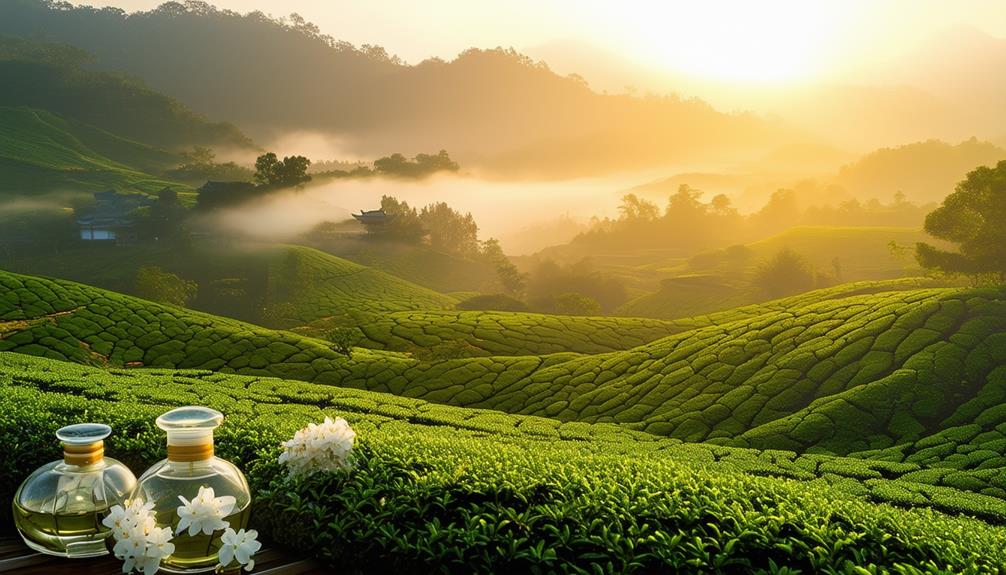 tea inspired scents in perfumery