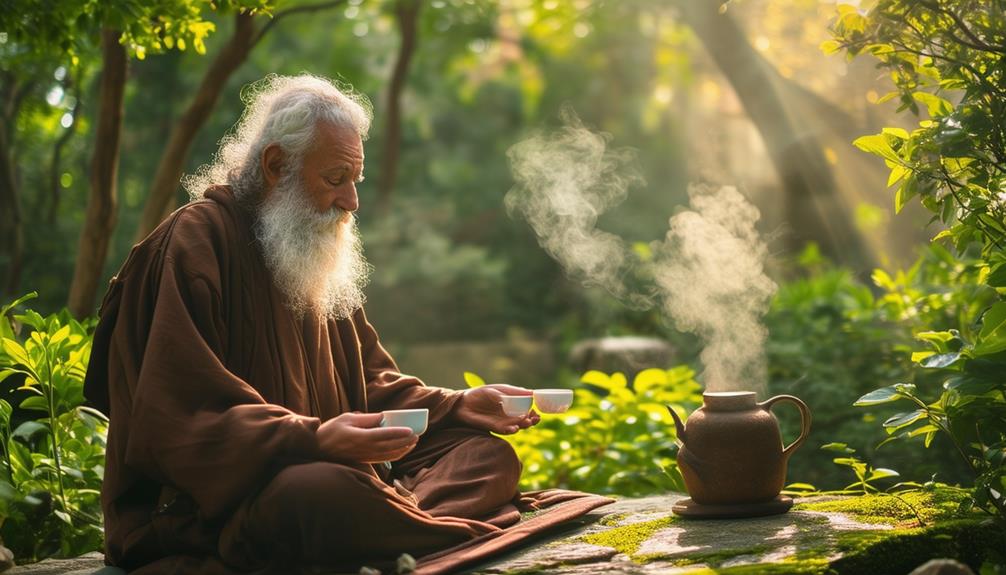 tea and mindfulness practice