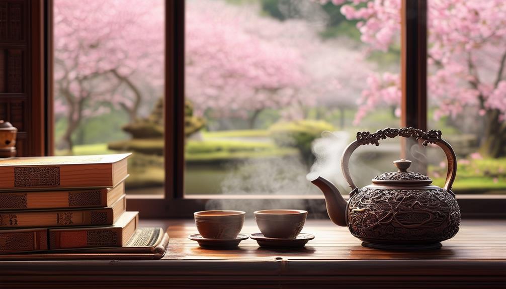 deep conversation over tea