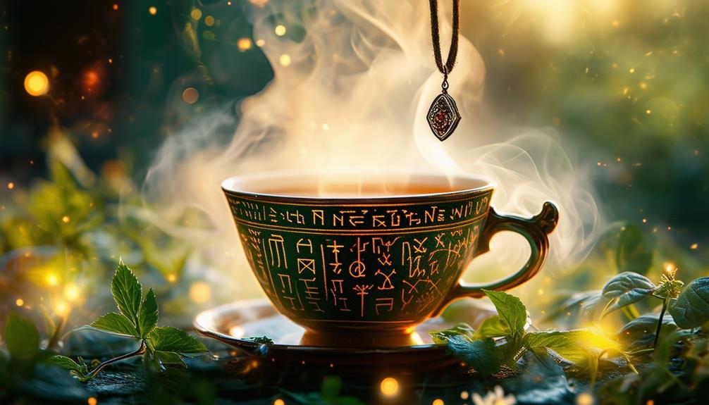 herbal tea warding off negativity