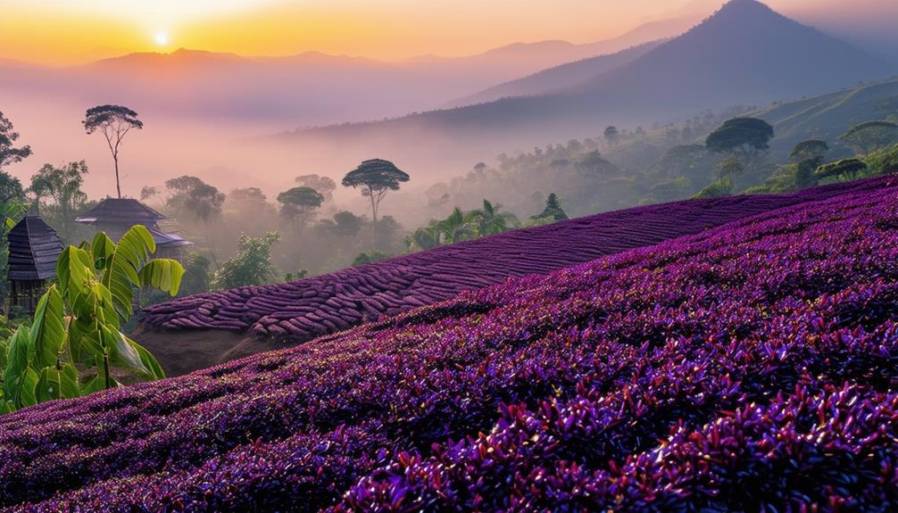 tea with unique color