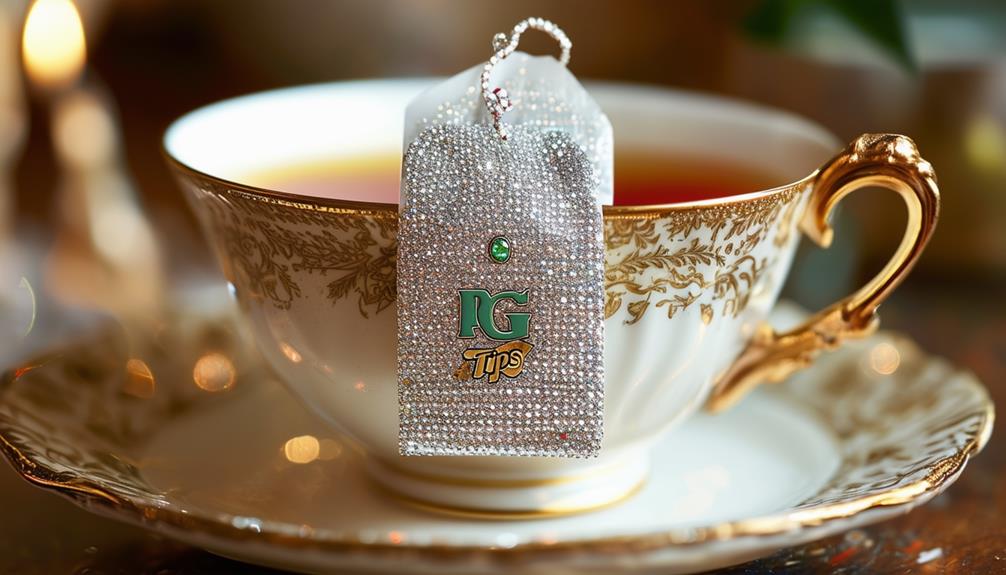 diamond shaped pyramid tea bag