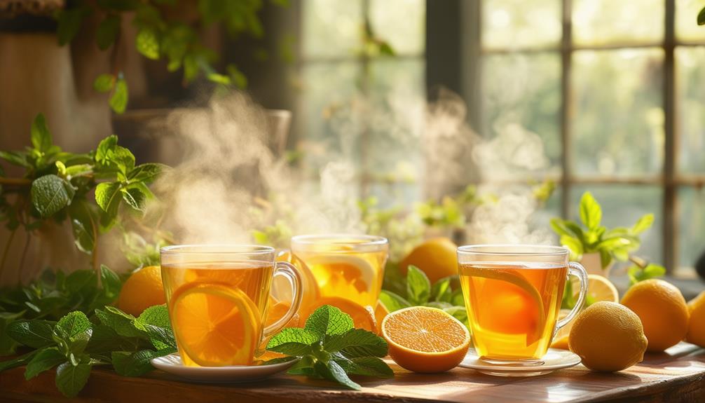 invigorating fragrances peppermint and citrus