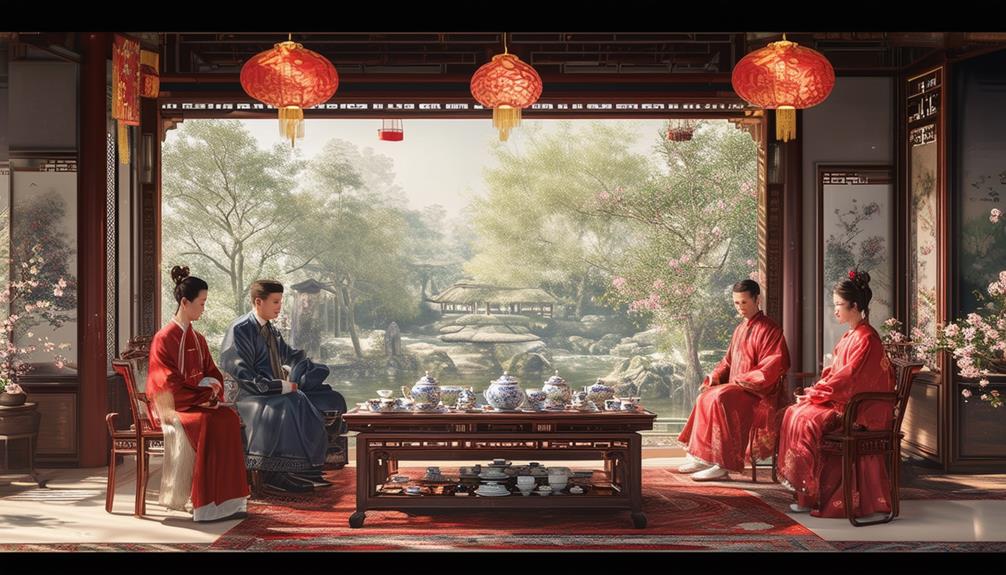 tea and cultural exchanges