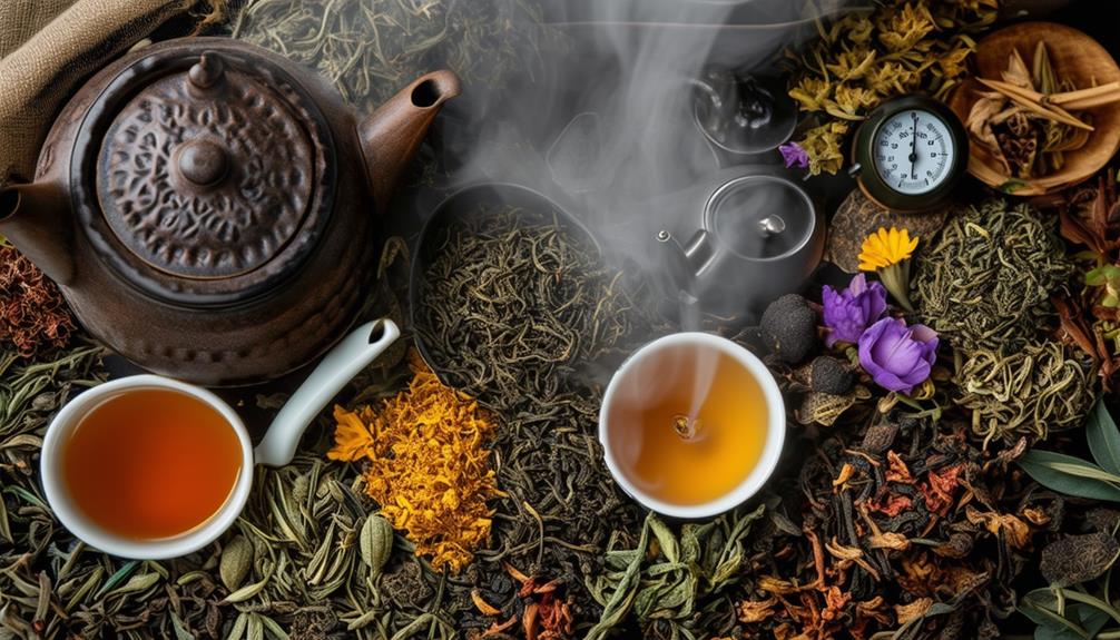 analyzing the components of tea