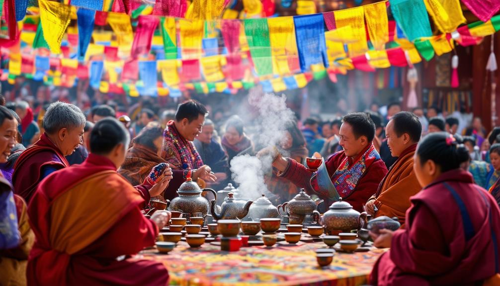 butter tea at festivals
