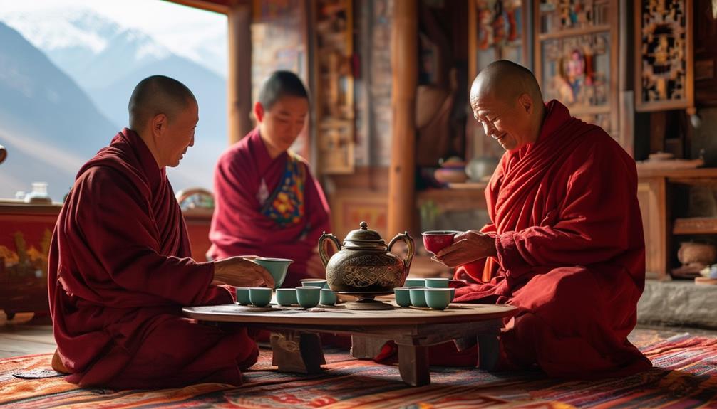 tea ceremony in tibet