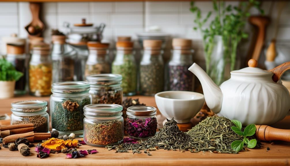 crafting custom tea blends