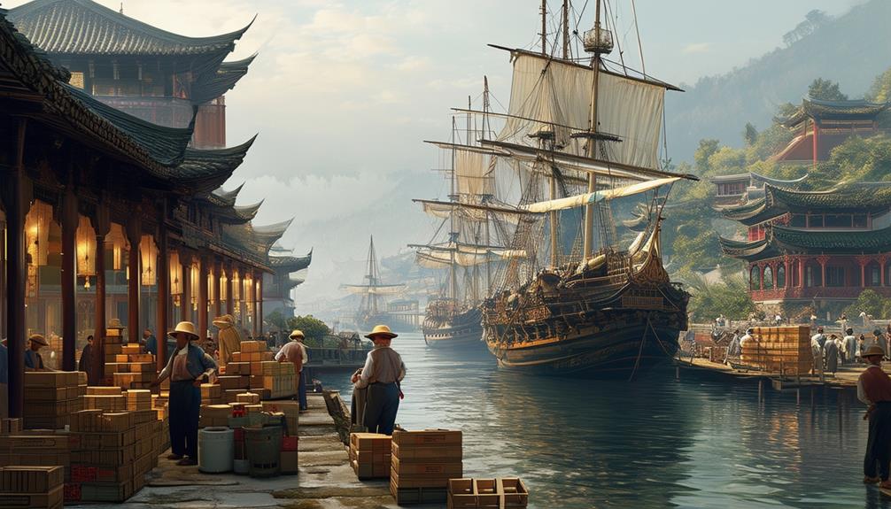 history of tea trading