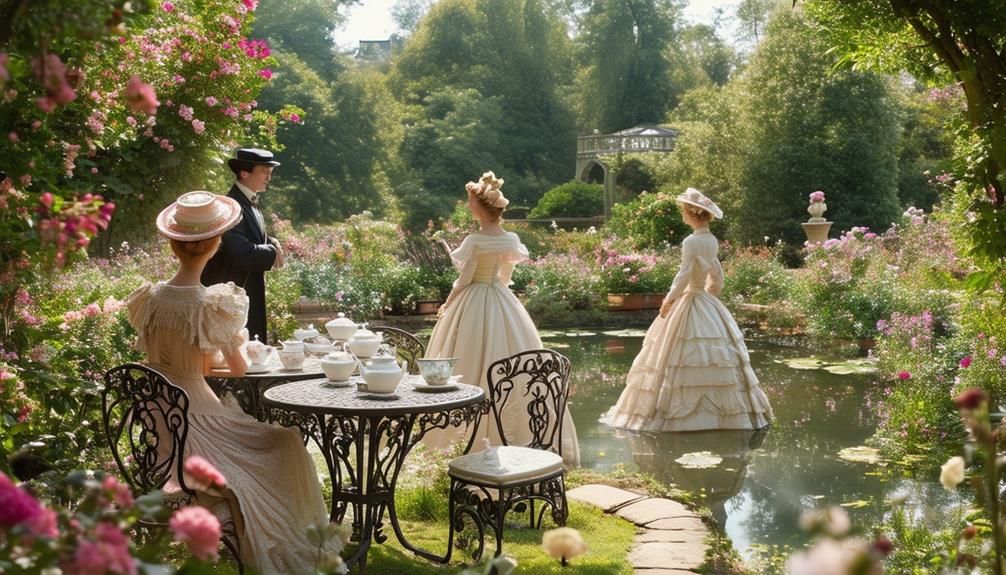 tea garden social interactions