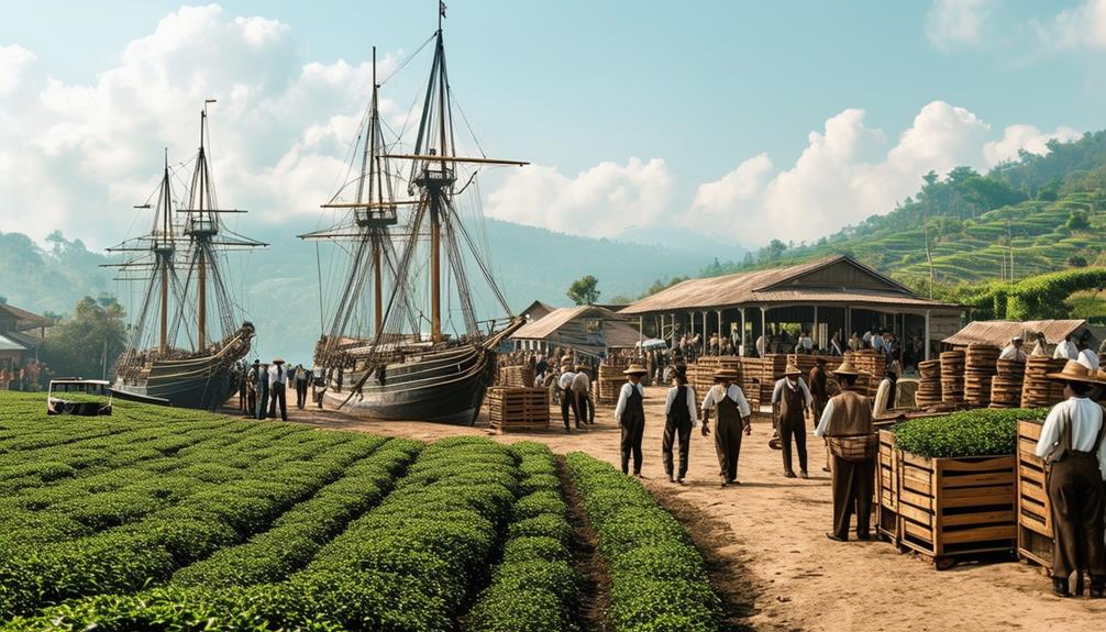 evolution of tea market