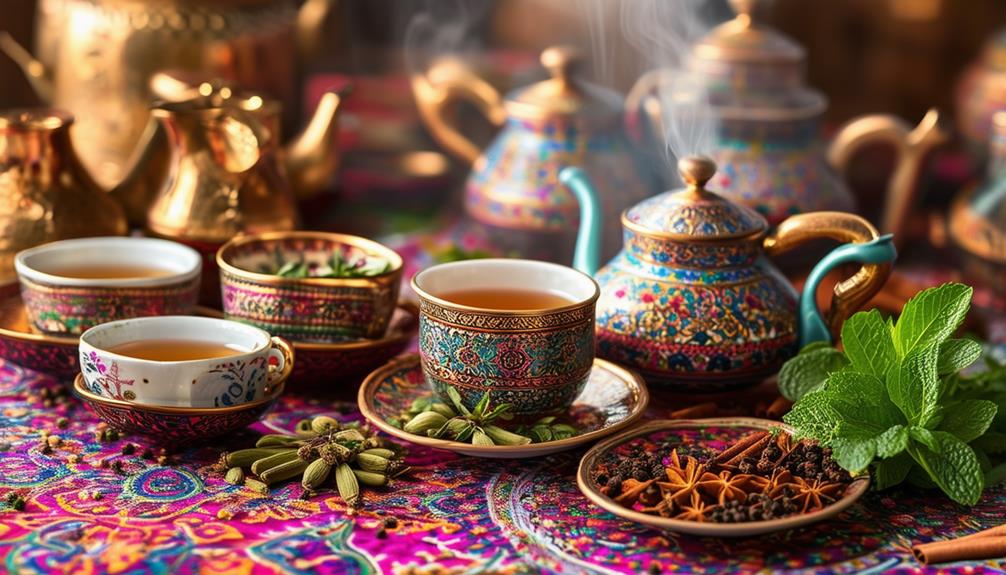 tea infused with herbs