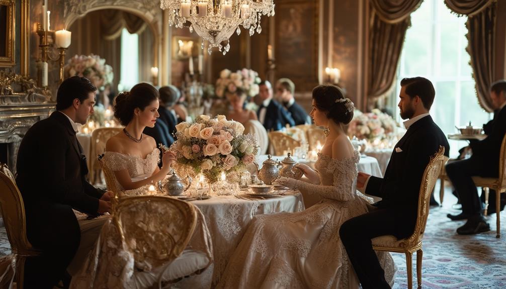 sophisticated tea party theme