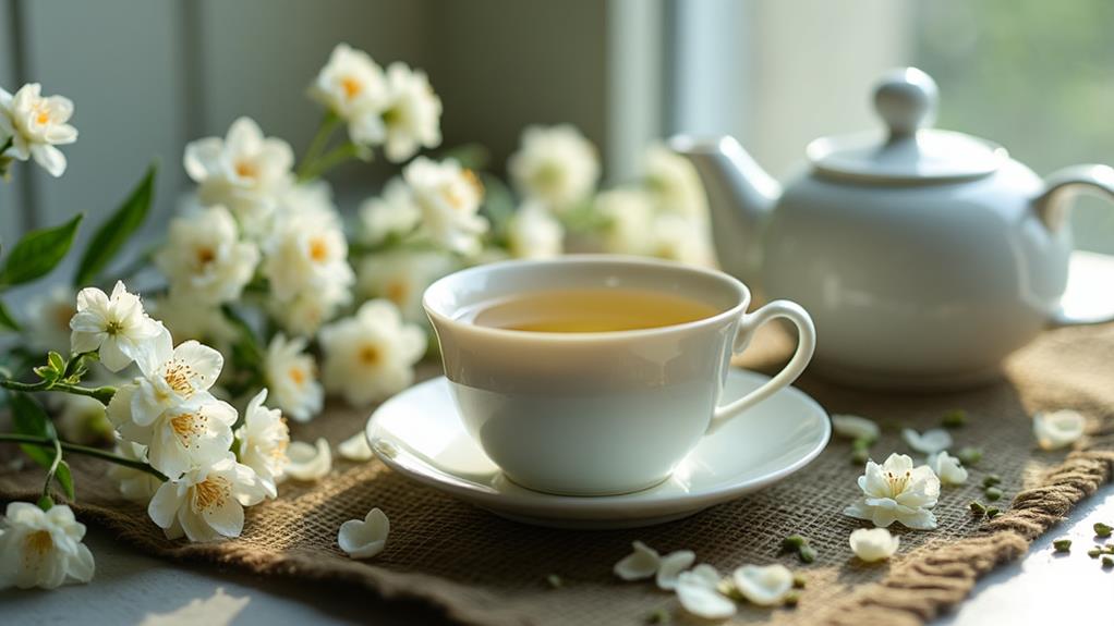 delicate refreshing herbal infusion