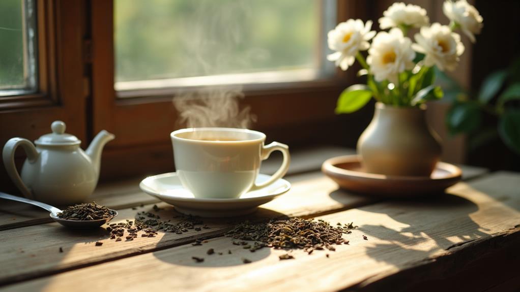 delicate floral refreshing beverage