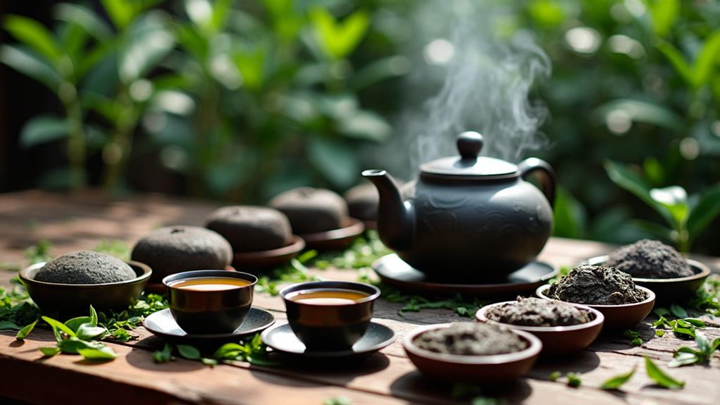 fermented chinese tea variety