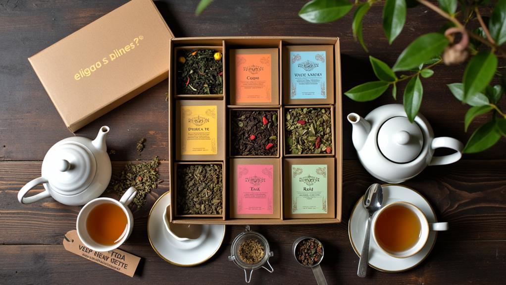 assorted tea tasting kits