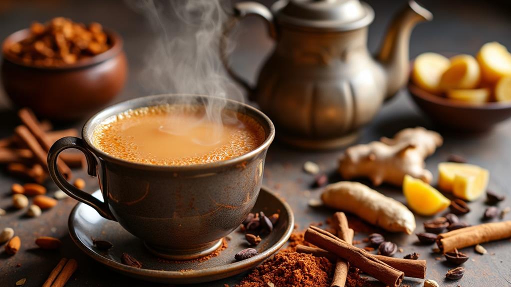 spiced tea from india