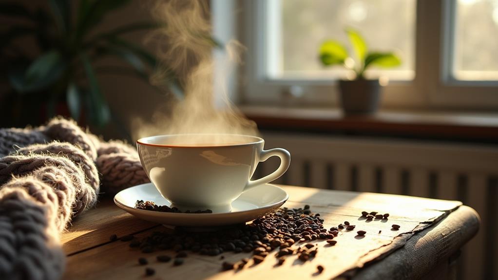 calm tea brewing experience