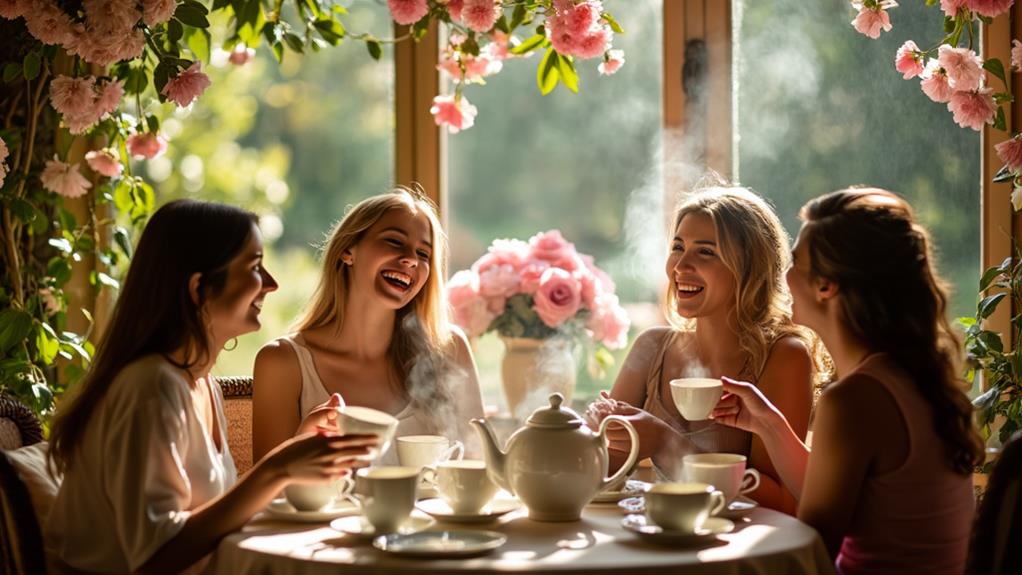 joyful moments over tea