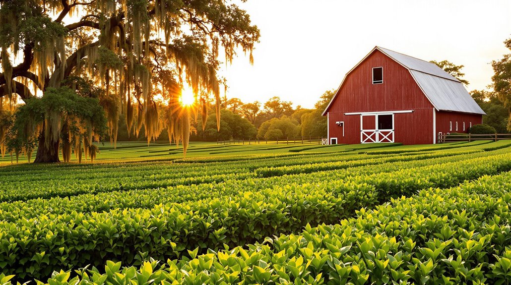 tea plantation succeeds charleston