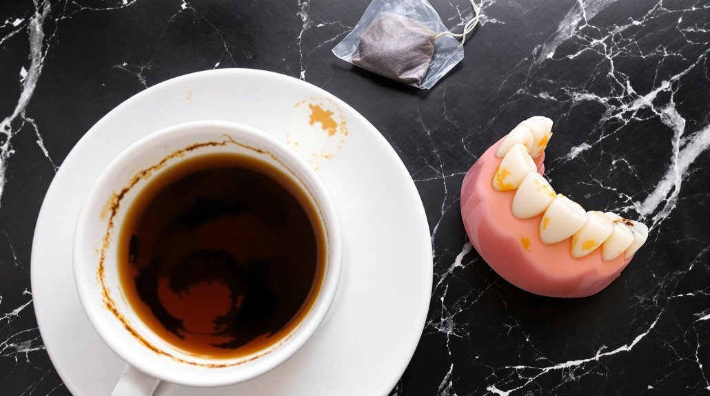 pigmented dietary intake discoloration tooth surfaces