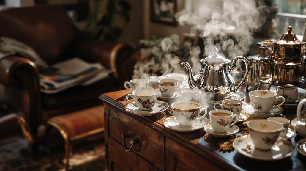 elegant british tea service continues
