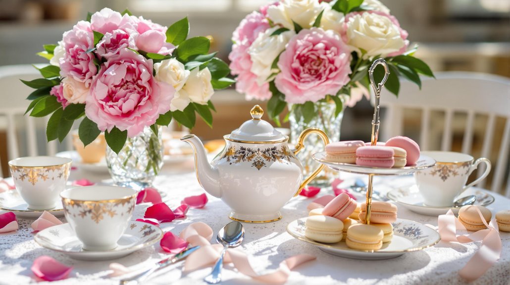 refined sophisticated table decorations