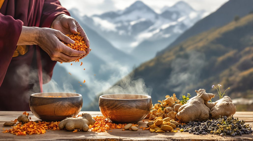 meticulous ingredient sourcing from mountains