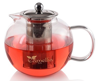 Camellia Teapot with Stainless Steel Infuser