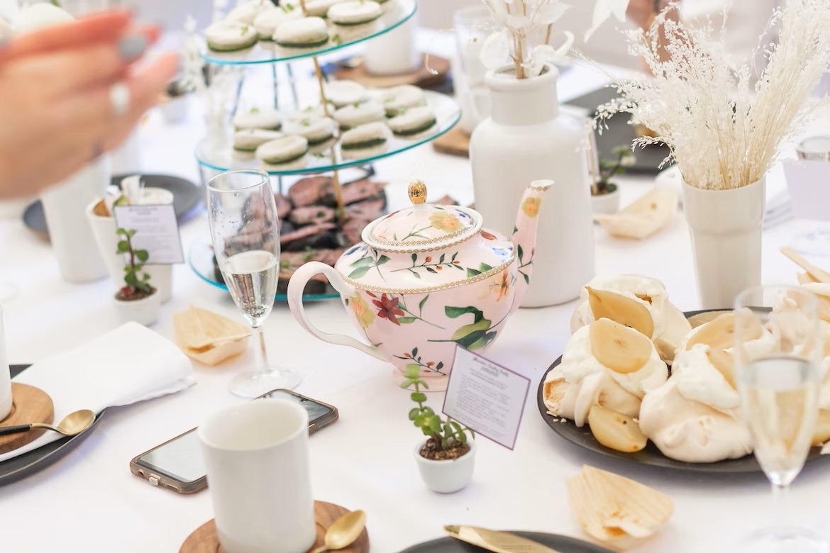 Outtakes from a beautiful Bridal Shower at a local tea house